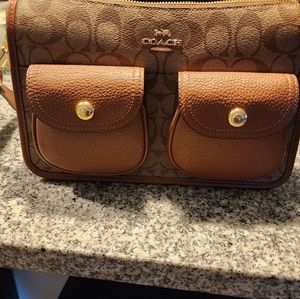 Coach cross body purse